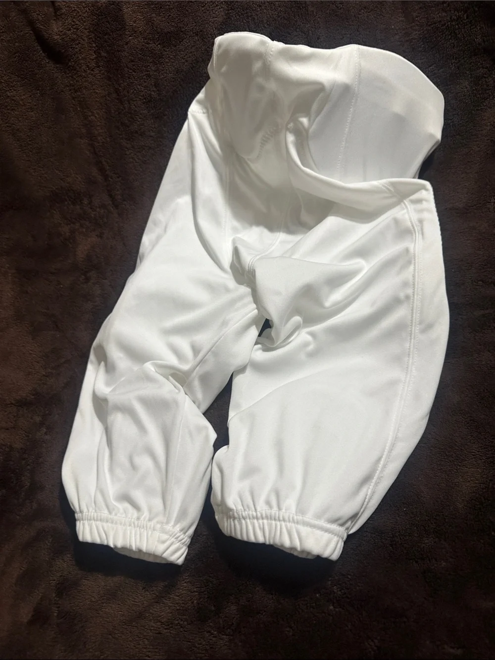 Nike White Kids Padded Football Girdle Shorts